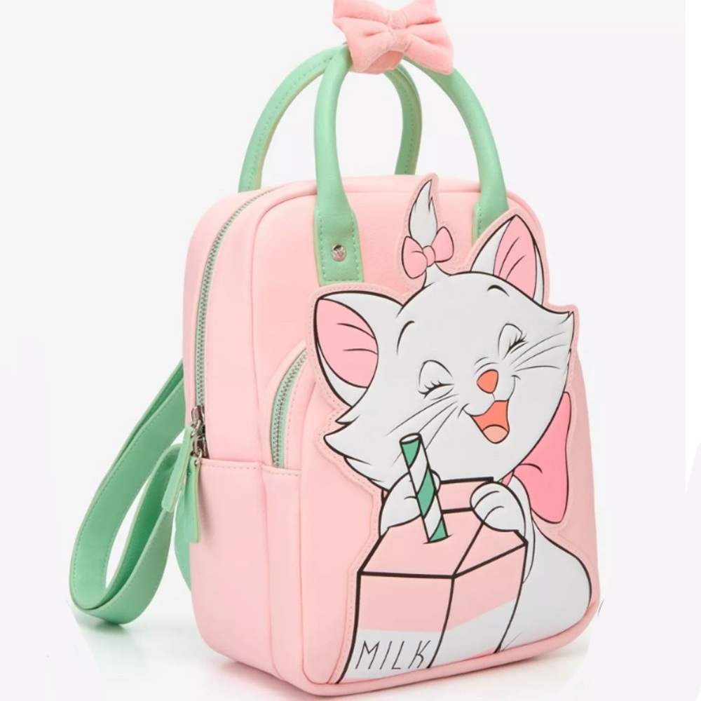 NEW Loungefly Disney The Aristocats Marie Milk Carton Backpack